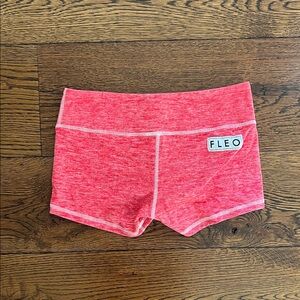 Fleo Women's Vibrant Red Athletic Shorts